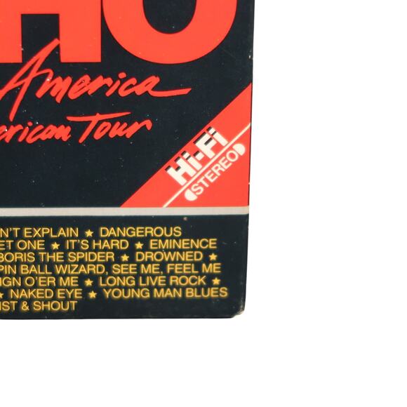 The Who Rocks America 1982 American Tour VHS Videotape 1984 CBS Fox Vintage - Picture 4 of 8
